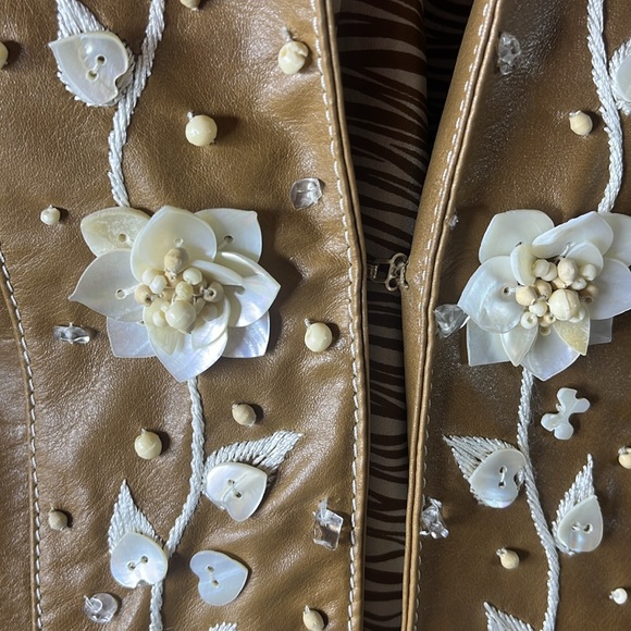 DAVID RODRIGUEZ LEATHER & SHELL VINTAGE JACKET - Picture 3 of 11